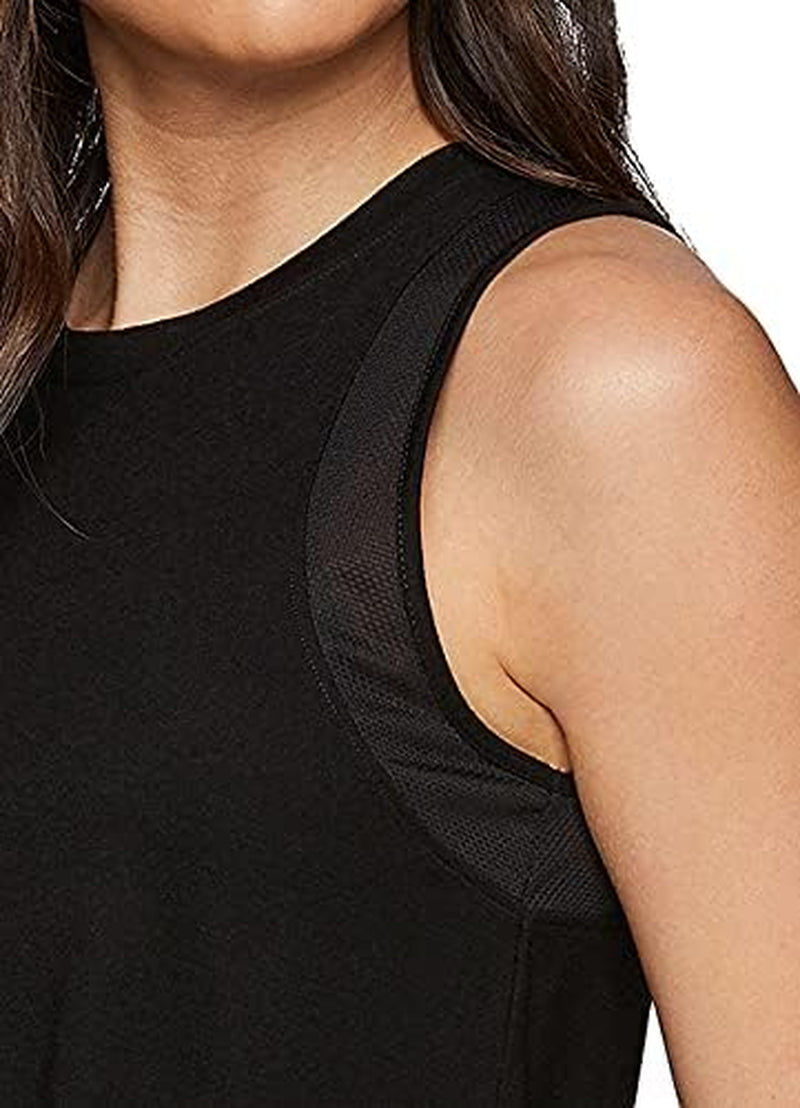 Active Women'S Sleeveless Athletic Performance Running Workout Yoga Tank Top with Mesh Ventilation