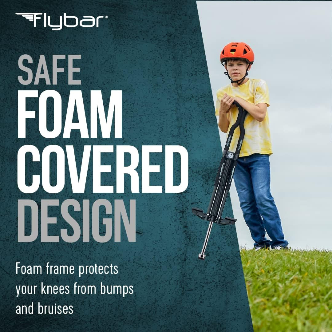 Master Pogo Stick for Kids Ages 9+, 80–160 Lbs – Easy Grip Handles – Active Exercise Toy for Tweens & Teens – Outdoor Toy with Non-Slip Foot Pegs for Boys and Girls – No Assembly Needed