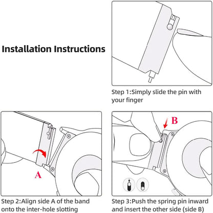 2 Pack Replacement Nylon Bands Compatible with Gizmo Watch 3 2 1/Gabb Watch 3E 3 2 1/Syncup Kids Watch, Hook & Loop Design Easy for Kids to Put on & Off, Breathable & Washable