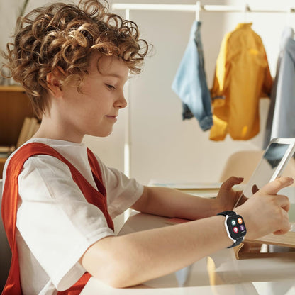 2 Pack Replacement Nylon Bands Compatible with Gizmo Watch 3 2 1/Gabb Watch 3E 3 2 1/Syncup Kids Watch, Hook & Loop Design Easy for Kids to Put on & Off, Breathable & Washable