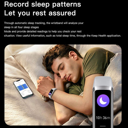 Keep Health Fitness Trackers for Women Men Amoled Step Counter for Android&Ios Alarm Stopwatch Fitness Tracker with Heart Rate Blood Pressure Monitor Calories Burned IP68 Waterproof Step Tracker Watch